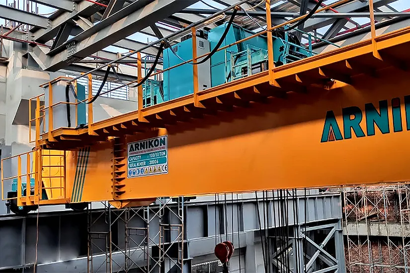 Overhead Crane 100 ton Capacity Installation, Commissioning is done