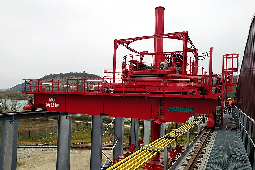 Container Crane 40 ton Capacity Delivered