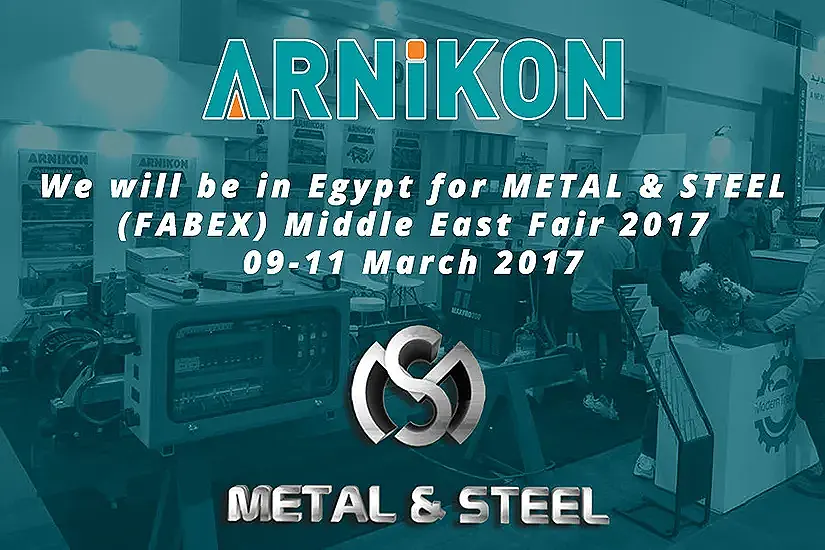 We are going to Eygpt Fabex Metal & Steel Exibition.