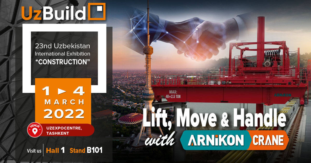We are at UzBuild 2022 Fair between 01-04 March