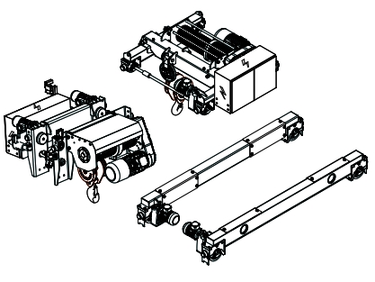 Crane kit technical drawing